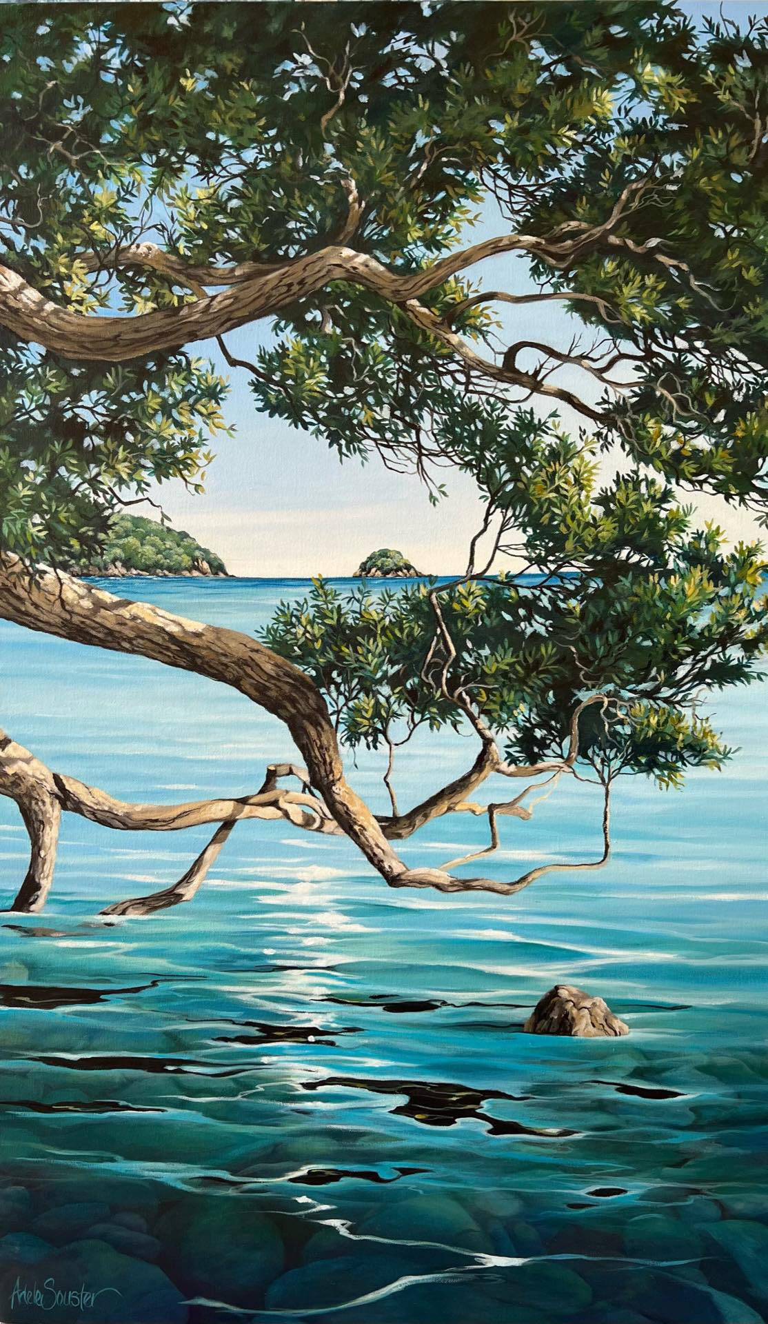 Adele Souster 'Cool Reflections' | Original Painting