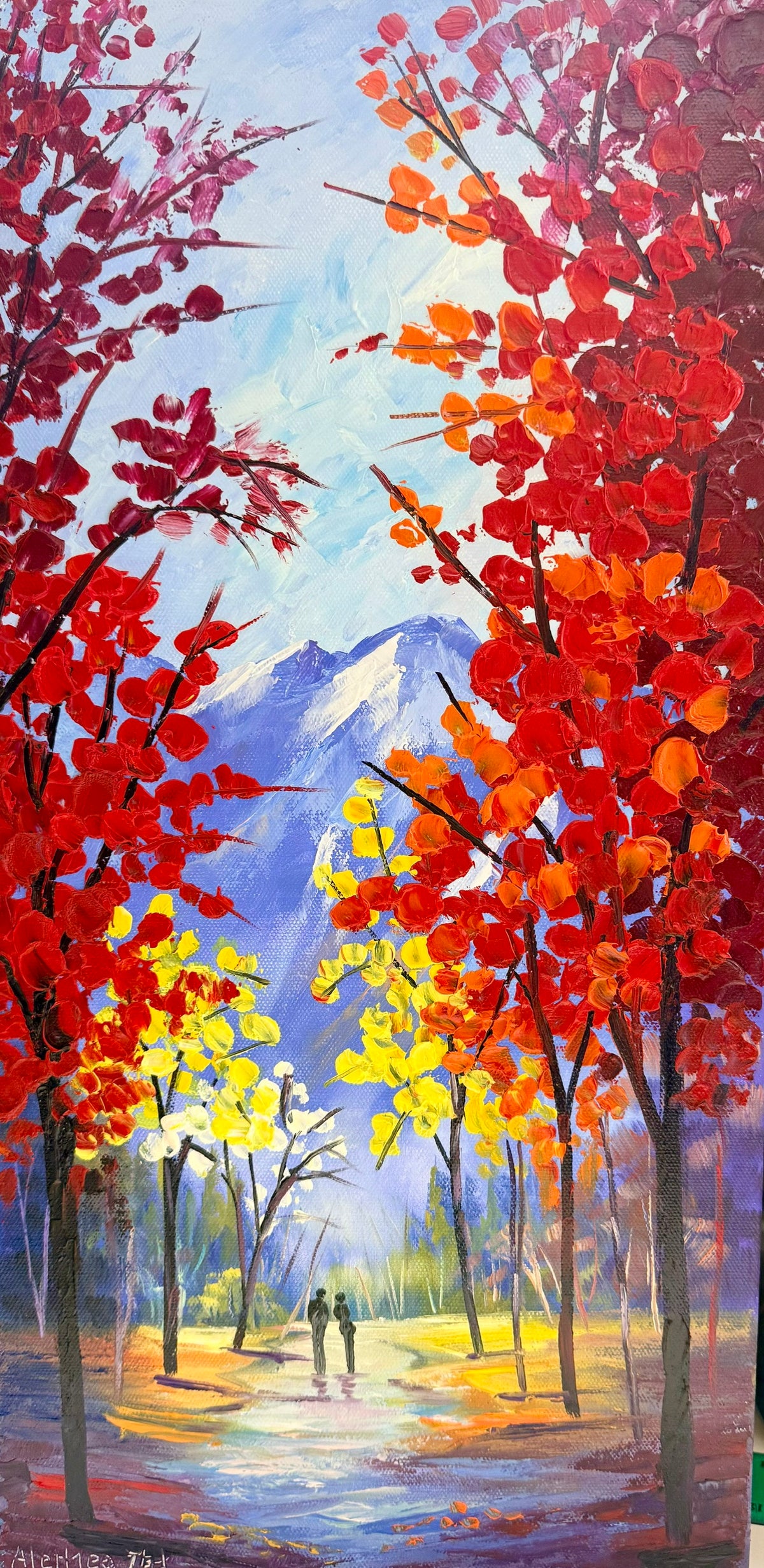 Alethea Roche 'Autumn Walk' | Original Painting