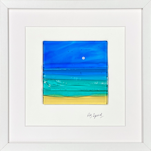 Roz Speirs ‘Horizon Blue Lagoon’ | Glass Art