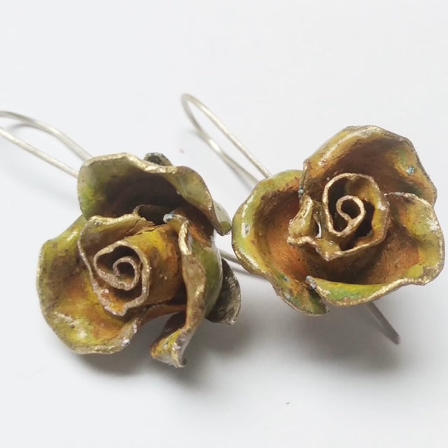Tanya Bogdanova 'Rose Lime Large' | Earrings