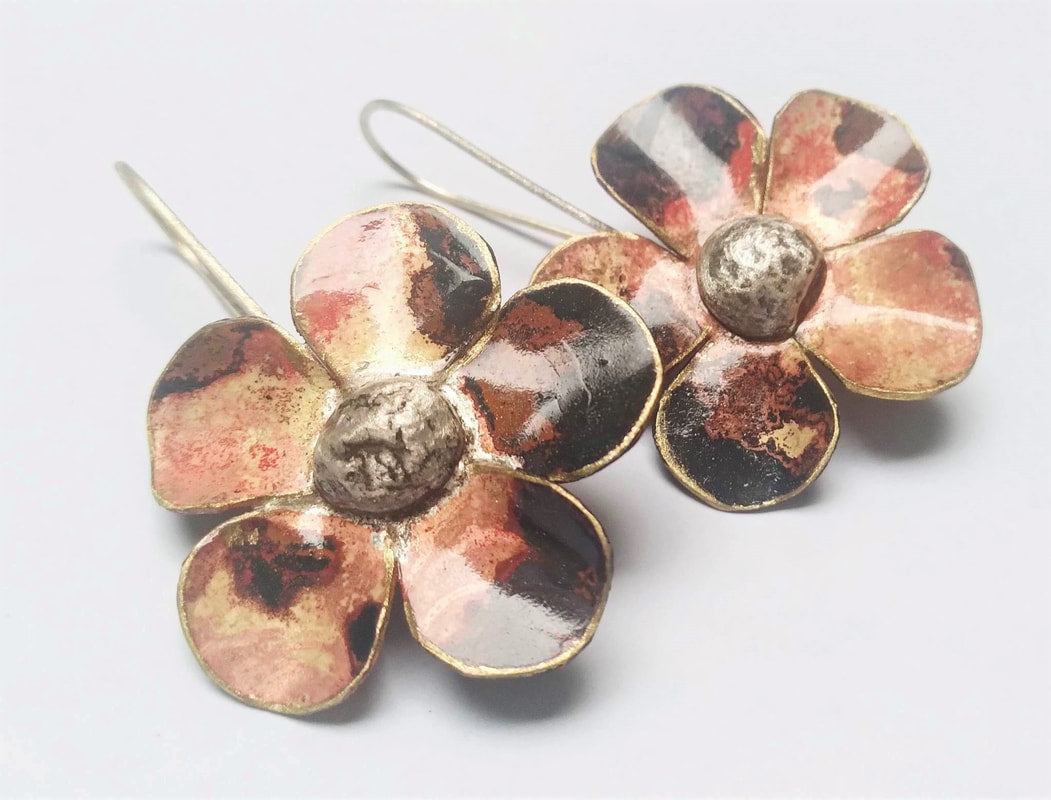 Tanya Bogdanova 'Flower Autumn' | Earrings