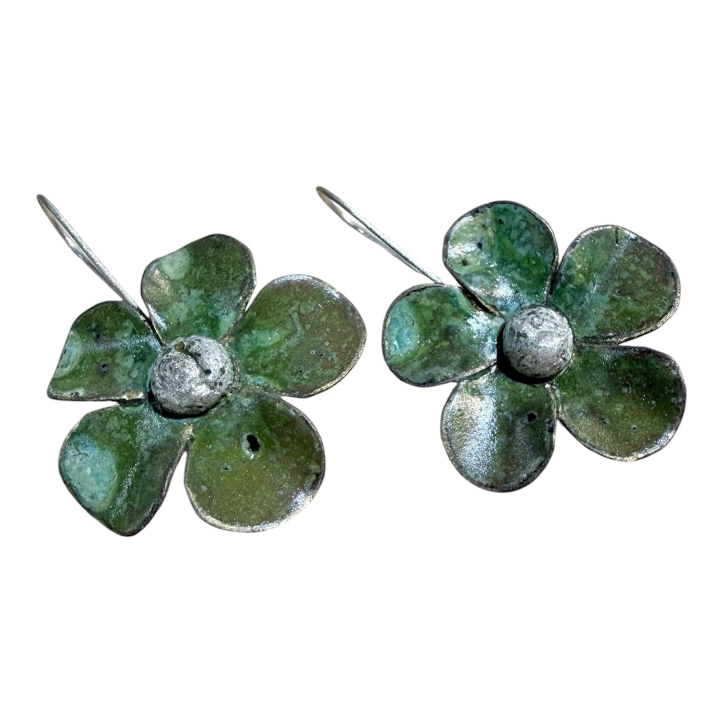 Tanya Bogdanova 'Flower Lime | Earrings