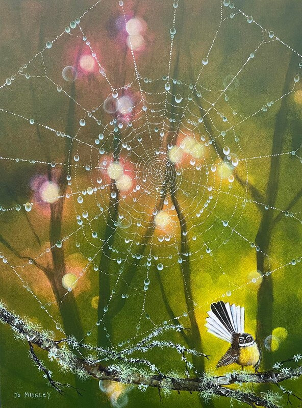 Jo Midgley 'Pink Forest Lights' | Paper Print