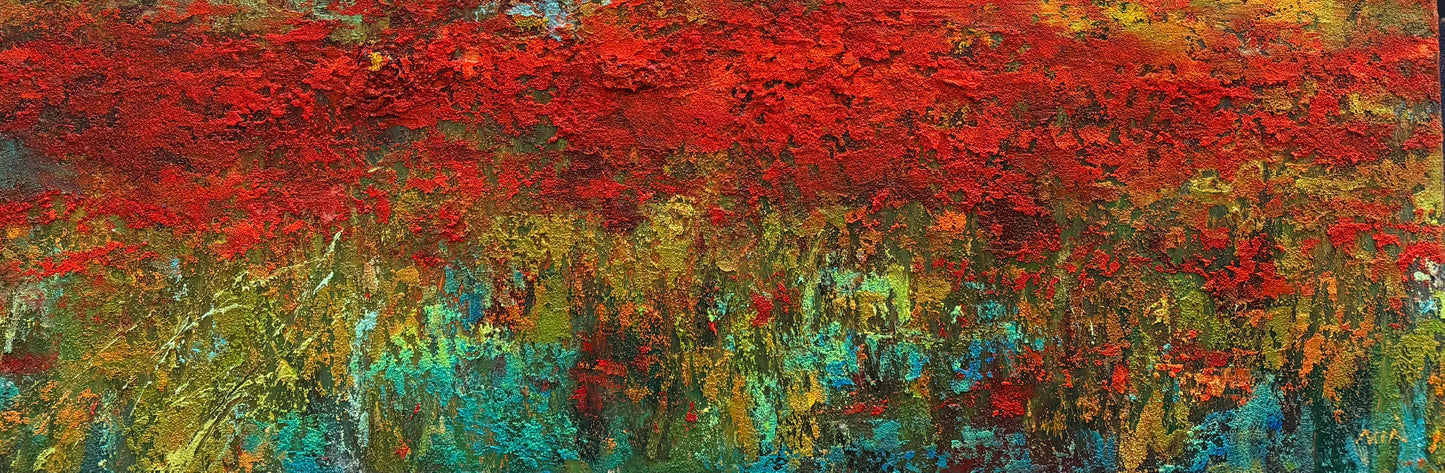 Min Kim ‘Poppy Field’ | Original Painting