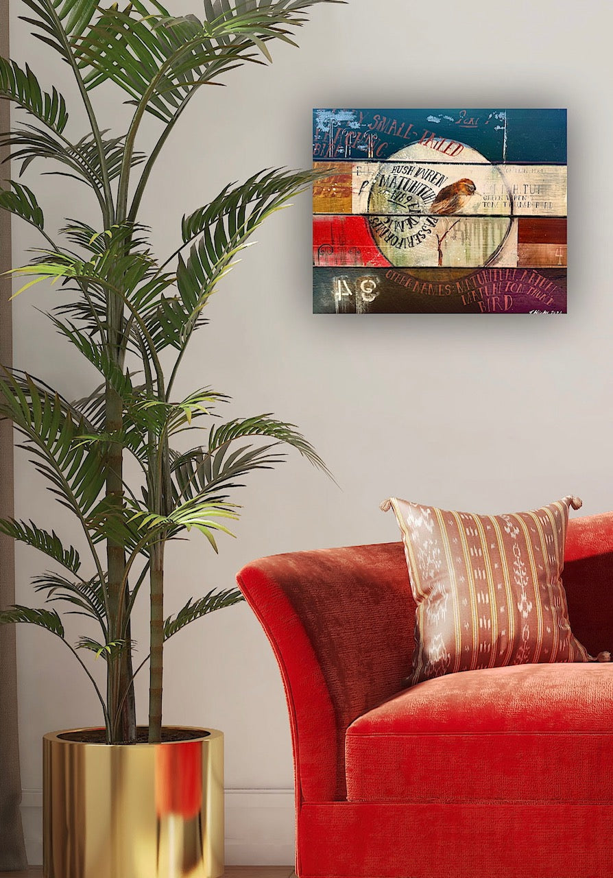 Jason Hicks ‘Bush Wren’ | Original Painting