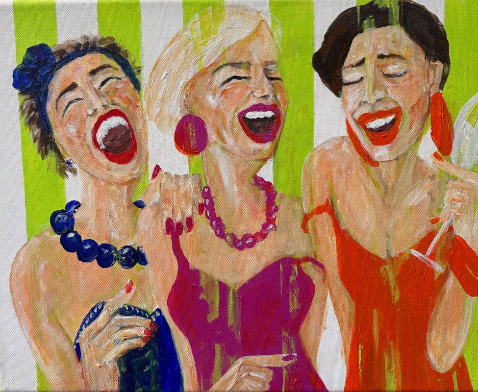 Brenda Suleiman 'You Are A Laugh A Minute' | Original Painting