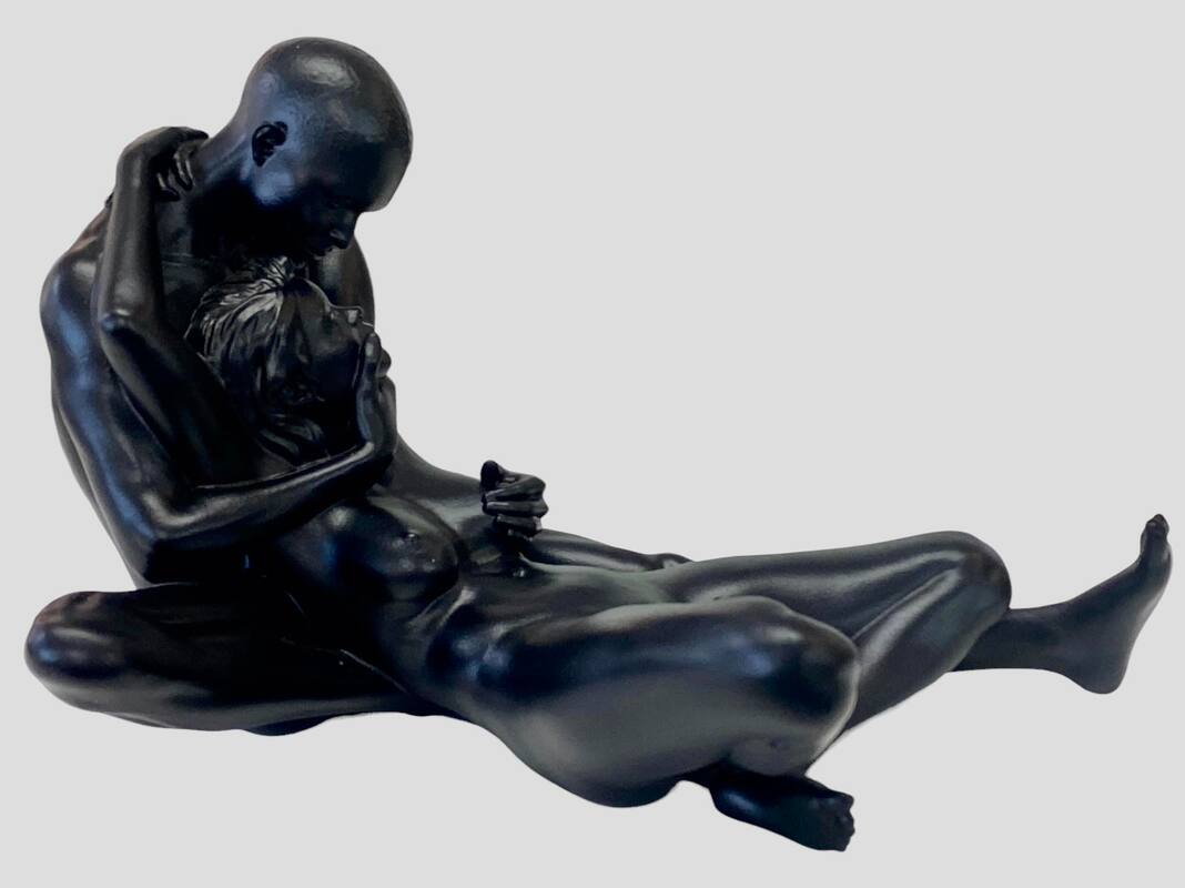 Olivier Duhamel 'Jeff and Maya' | Sculpture Figurative