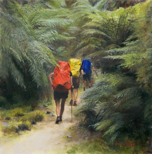 Sandra Whyte 'Lady In Red' | Paper Print Large