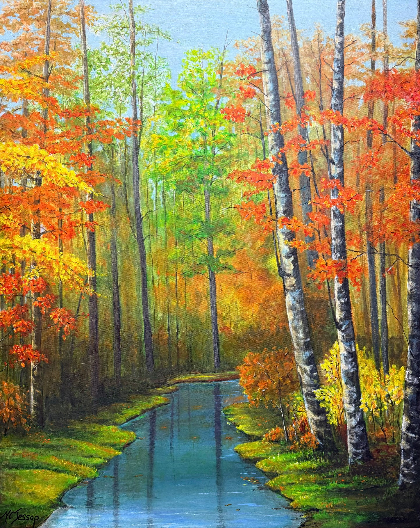 Marilyn Jessop ‘A Blaze of Autumn’ | Painting