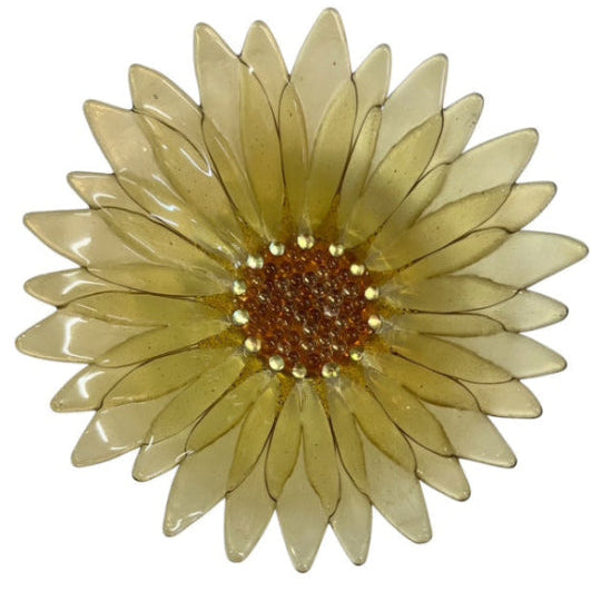 Roz Speirs 'Amber Gazani' | Glass Flower Bowl