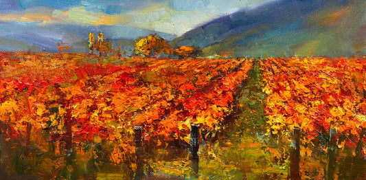 Min Kim ‘Autumn Vineyard’ | Original Painting