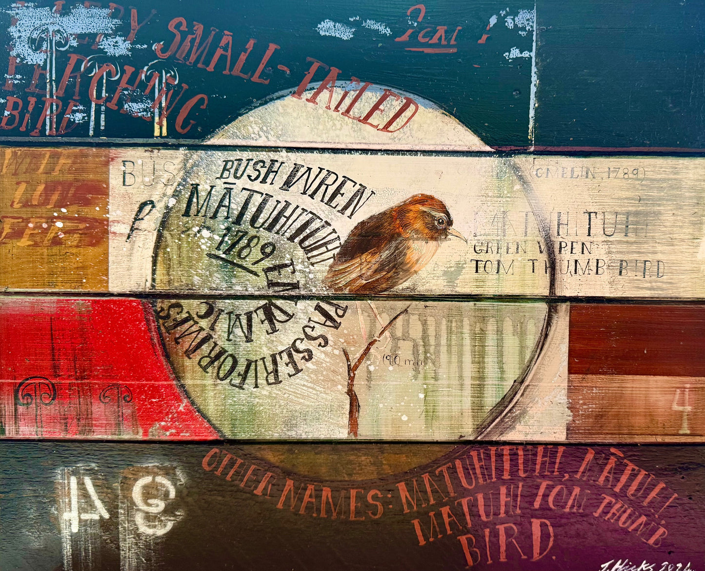 Jason Hicks ‘Bush Wren’ | Original Painting