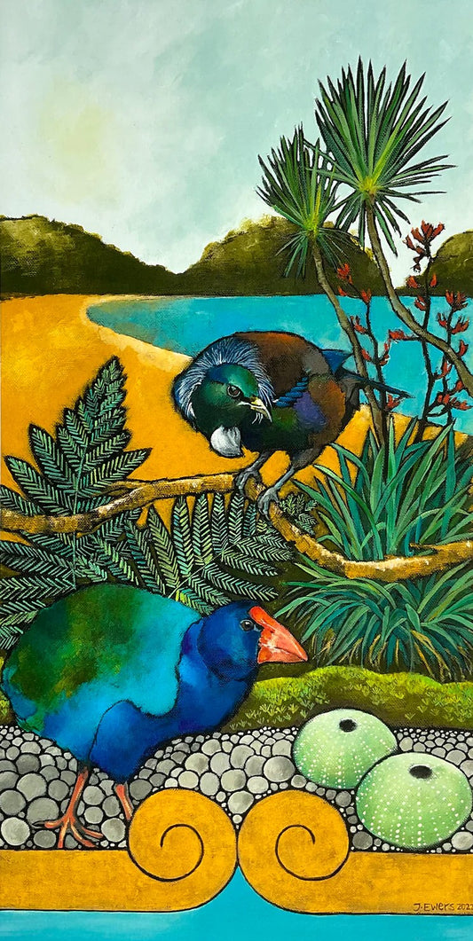 Jackie Ewers 'Crossing Paths' | Block Print