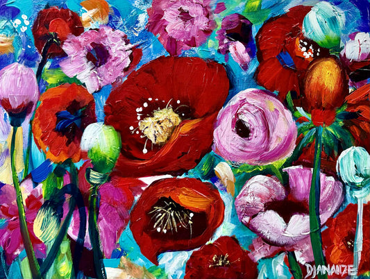 Delwyn Lanauze 'Explosion of Colour' | Original Painting