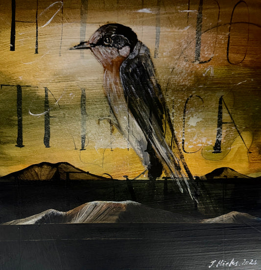 Jason Hicks ‘Feathered Flirtation’ | Original Painting