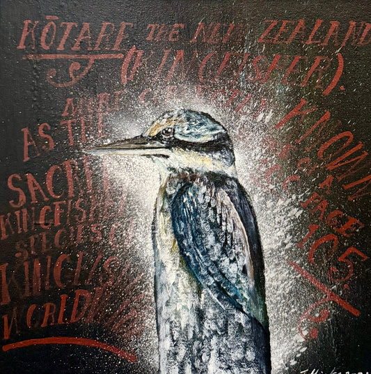 Jason Hicks 'Kotare' (Kingfisher) | Original Painting