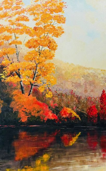 Marilyn Jessop 'Autumn Reflections' | Original Painting