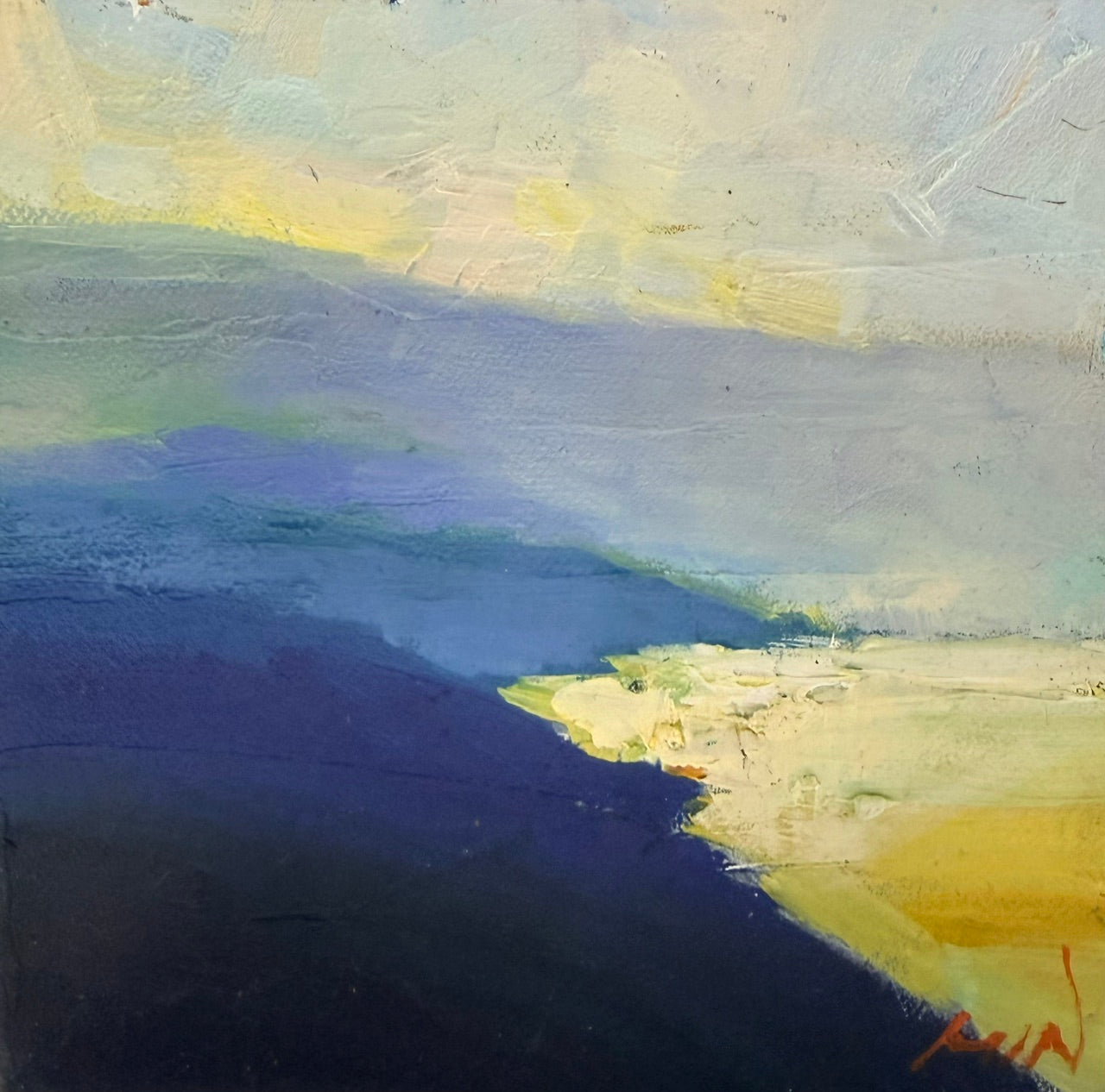 Min Kim ‘Lines of Land ‘ | Original Painting