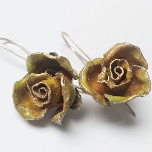 Tanya Bogdanova 'Rose Lime Large' | Earrings
