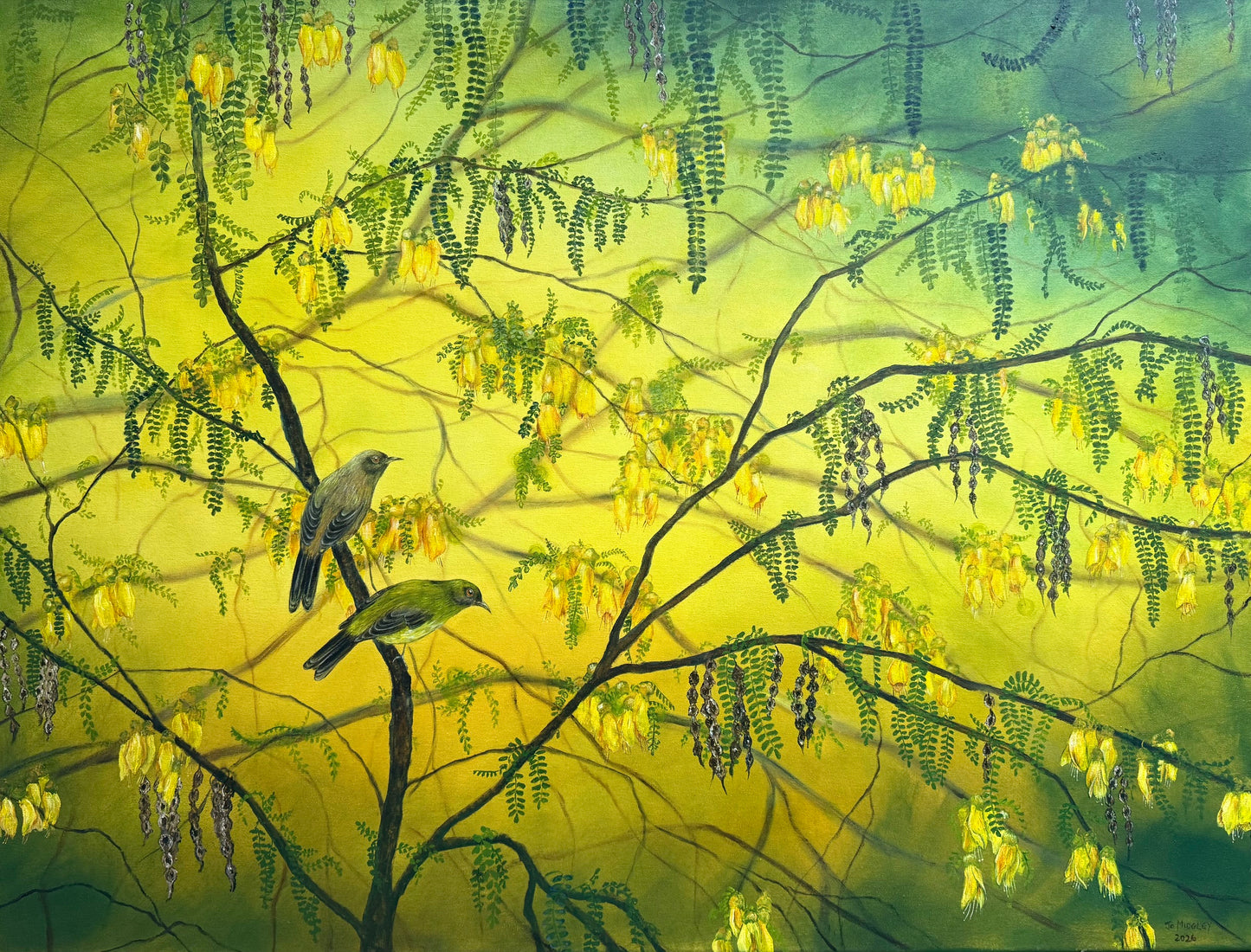Jo Midgley 'Sunlight in the Canopy' | Original Painting