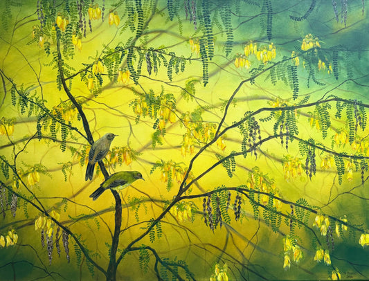 Jo Midgley 'Sunlight in the Canopy' | Original Painting