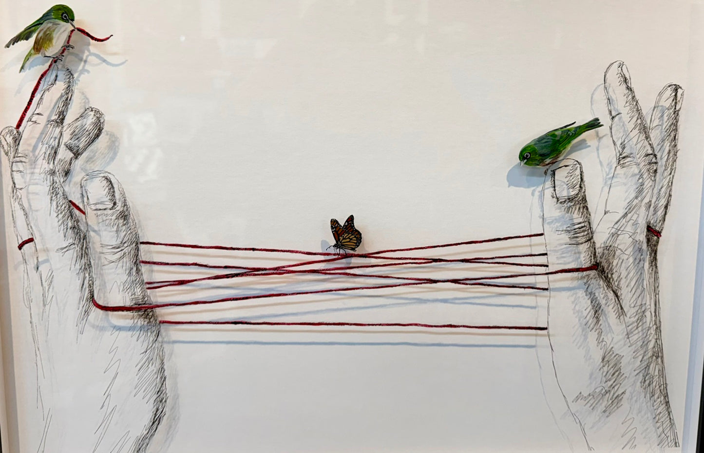 Lisa Grennell ‘Thread (Waxeyes)’  | Original Painting