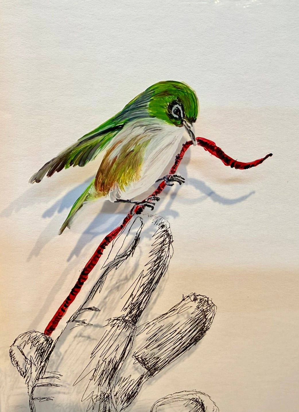 Lisa Grennell ‘Thread (Waxeyes)’  | Original Painting