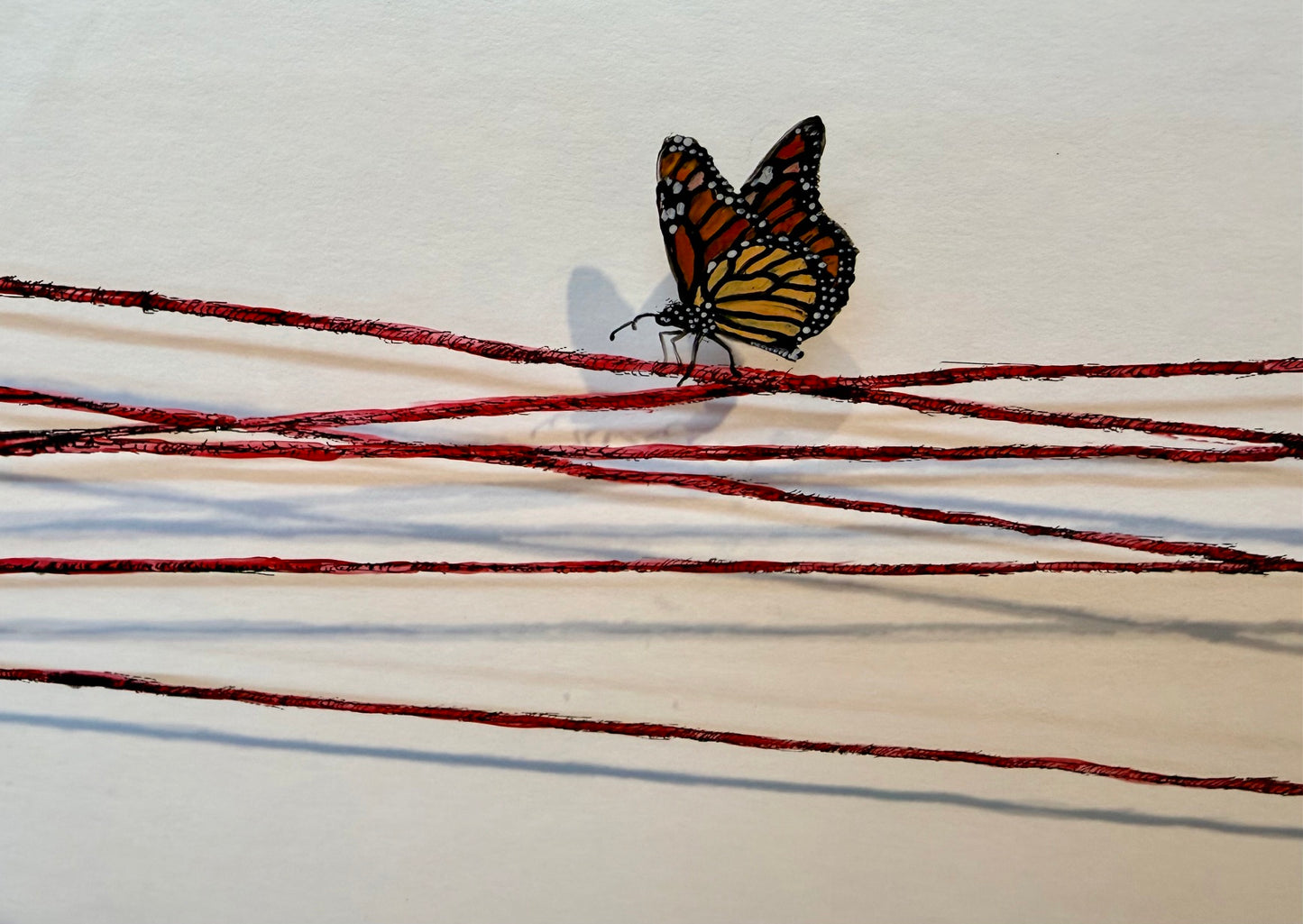Lisa Grennell ‘Thread (Waxeyes)’  | Original Painting