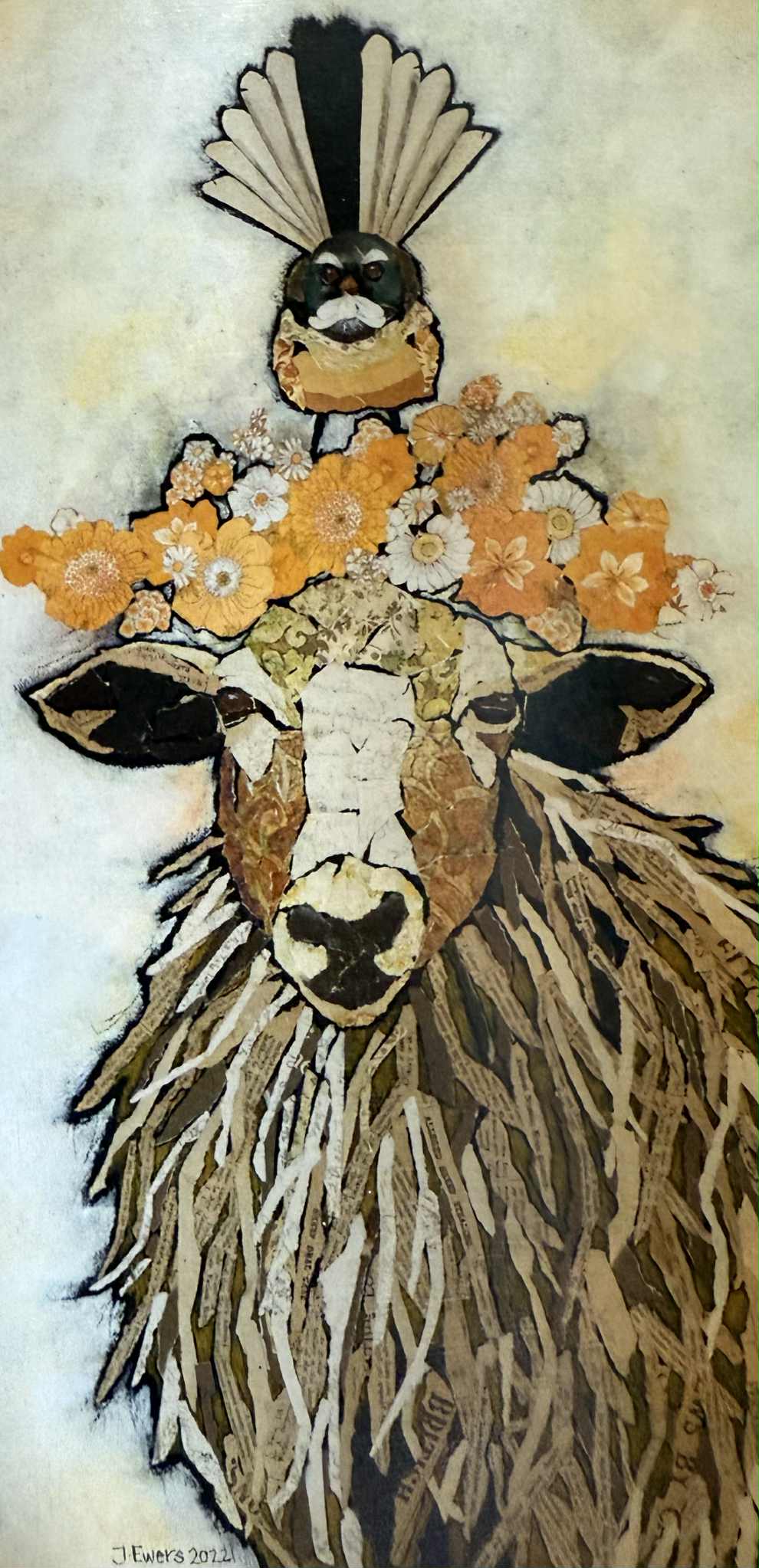 Jackie Ewers 'Incognito' Block print 160mm x 80mmx 19mm