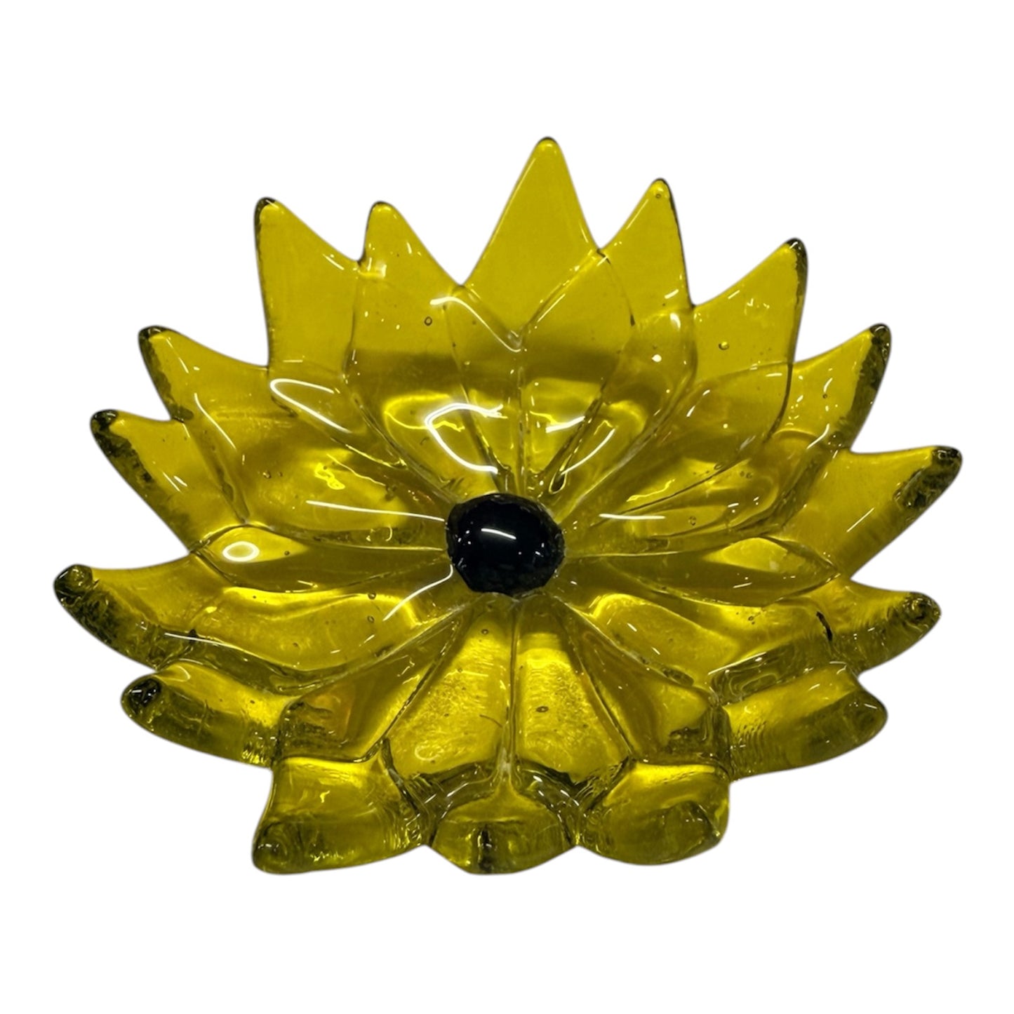 Roz Speirs ‘Mini Flower Bowl Yellow’ | Glass Flower Bowl