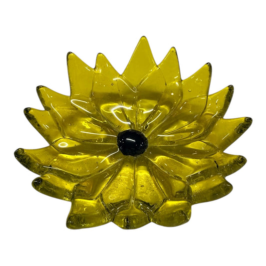 Roz Speirs ‘Mini Flower Bowl Yellow’ | Glass Flower Bowl