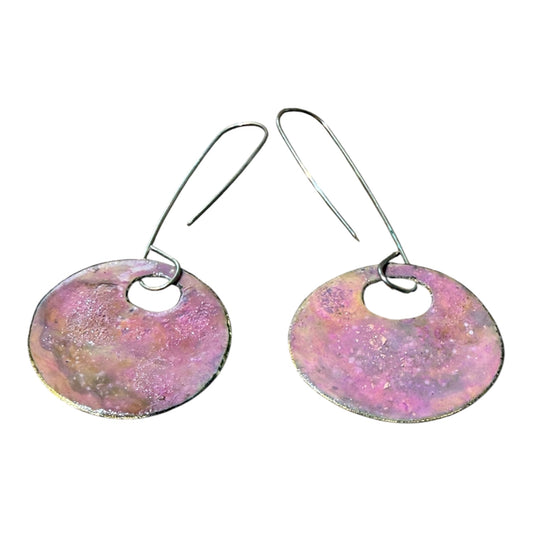 Tanya Bogdanova 'Oval Pink' | Earrings