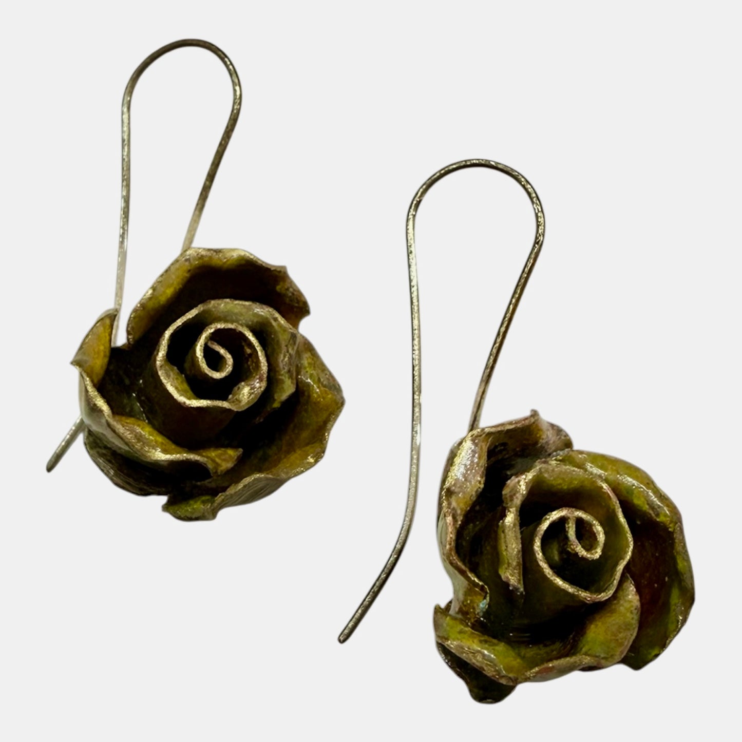 Tanya Bogdanova 'Rose Lime Large' | Earrings
