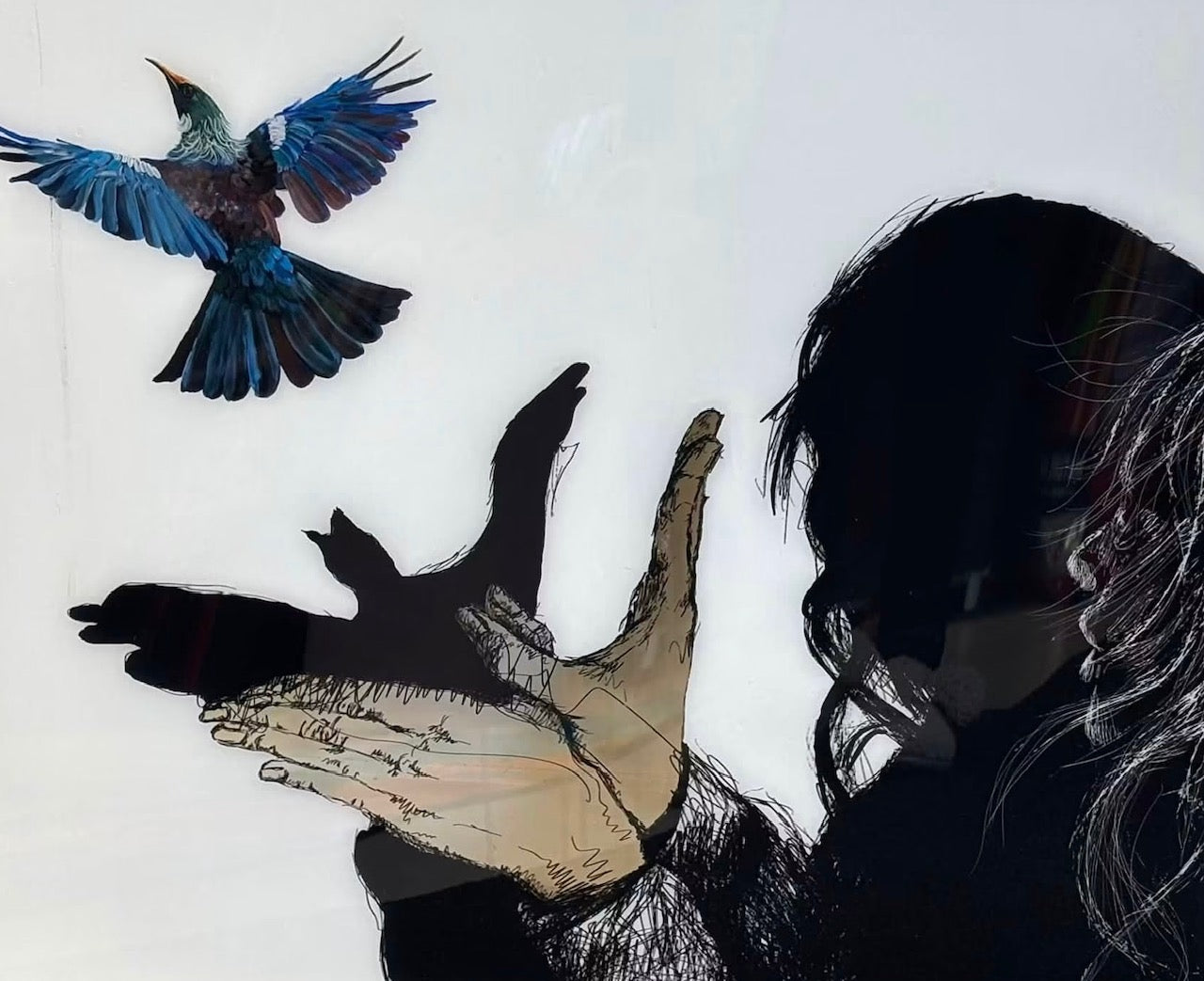 Lisa Grennell ‘Shadow (Tui)’ | Original Painting