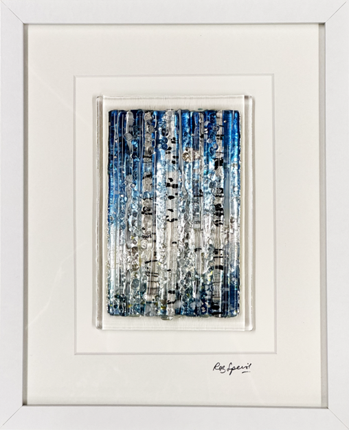 Roz Speirs Enchanted Forest ‘Silvery Blue Day’ | Glass Art