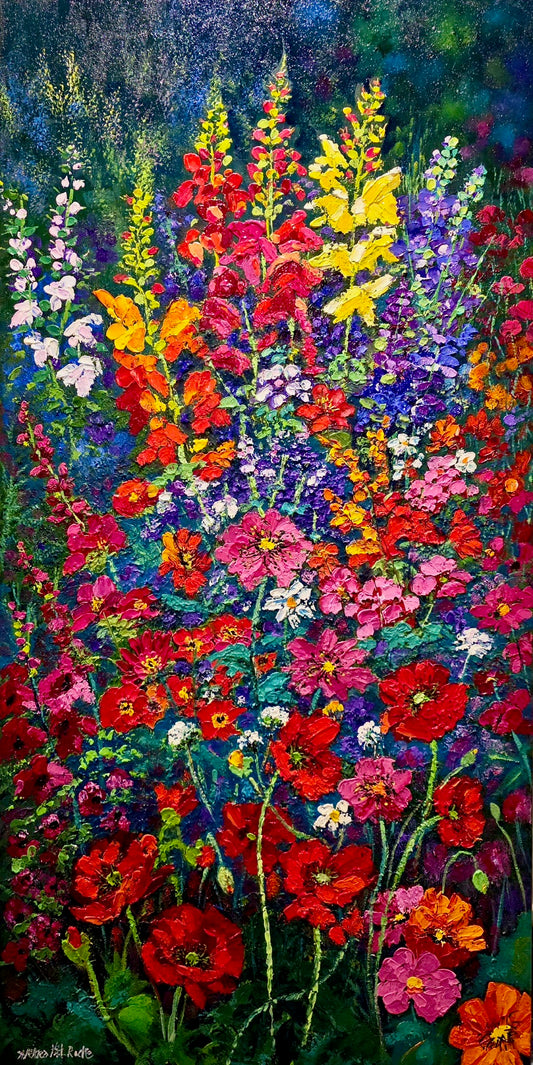 Alethea Roche 'Sunburst Garden' | Original Painting
