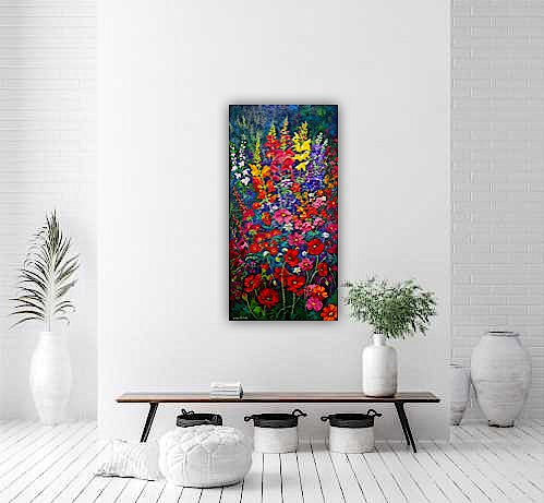 Alethea Roche 'Sunburst Garden' | Original Painting