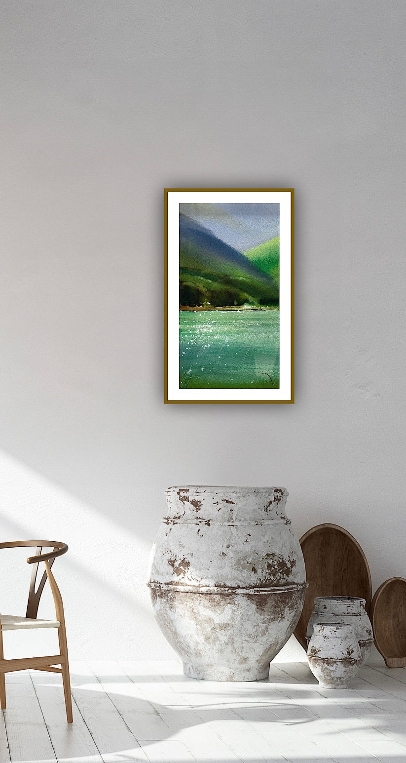 Min Kim ‘Lay Of Land Marlborough Sounds’ | Original Painting