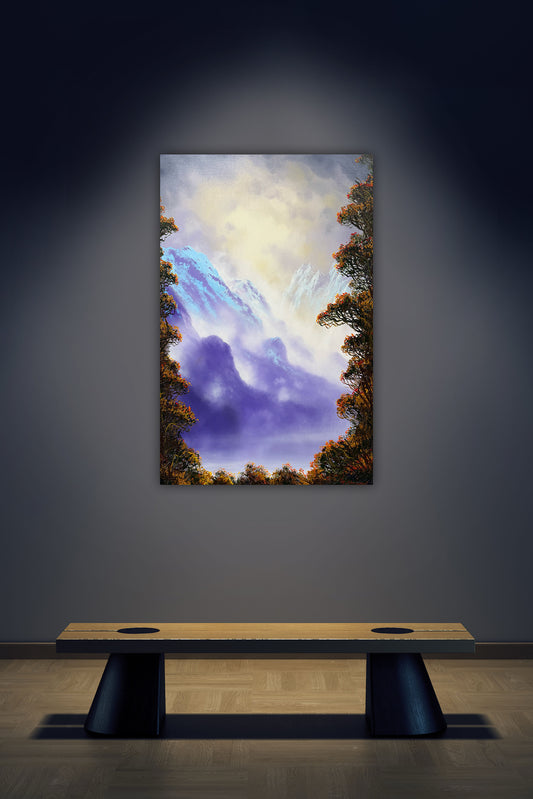 Jamie Stewart ‘Purple Rain Fiordland’ | Original Painting