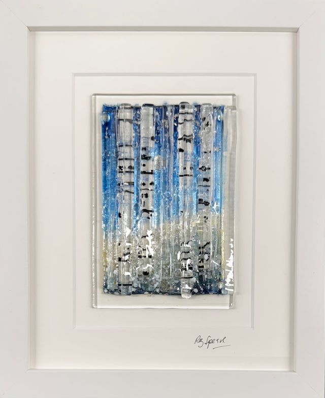 Roz Speirs Enchanted Forest 'Winter Blues' | Glass Art