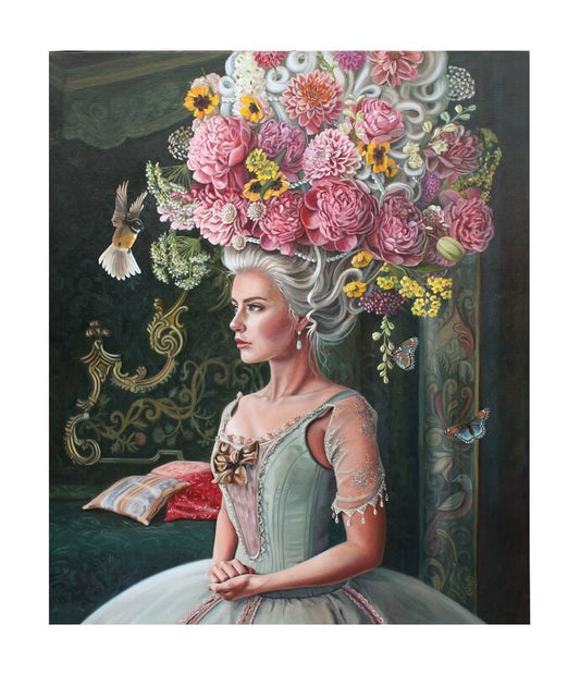 Karyn Hitchman 'Mademoiselle Elouise ' 560x650 limited edition print