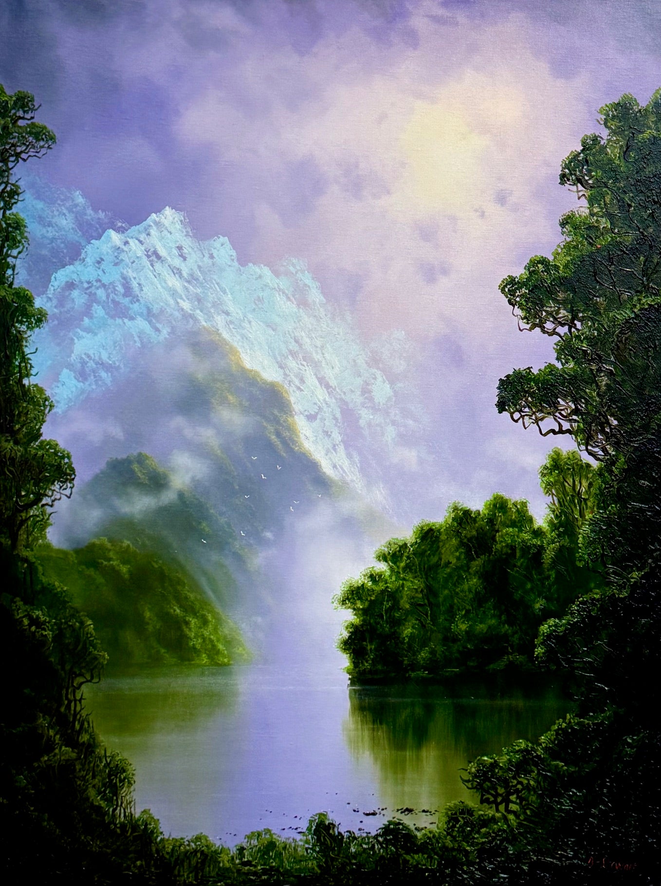 J Stewart ((Jamie Stewart) 'Into The Mist' | Original Painting