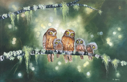 Jo Midgley 'What A Hoot' l Canvas Print